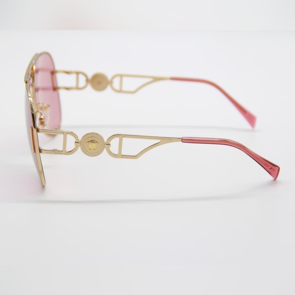 NEW VERSACE VE2255 1002/A4 UNISEX AVIATOR SUNGLASSES VERSACE VE2255 1002A4 - Picture 6 of 11